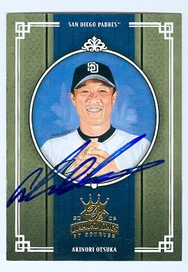Picture of Akinori Otsuka autographed baseball card (San Diego Padres) 2005 Donruss No.188 Diamond Kings