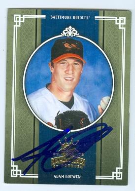 Picture of Adam Loewen autographed baseball card (Baltimore Orioles) 2005 Donruss No.35 Diamond Kings
