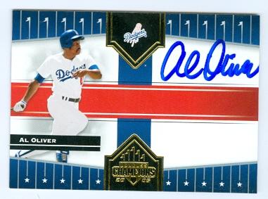 Picture of Al Oliver autographed baseball card (Los Angeles Dodgers) 2005 Donruss Champions No.231
