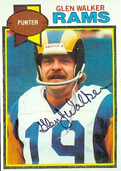 Picture of Glen Walker autographed Football Card (Los Angeles Rams) 1979 Topps No.209