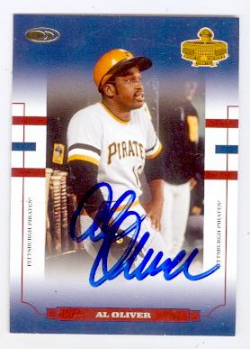 Picture of Al Oliver autographed baseball card (Pittsburgh Pirates) 2004 Donruss Team Heroes No.WS-89 1971 World Series
