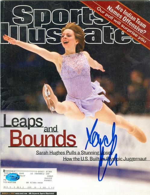 Picture of Sarah Hughes autographed Sports Illustrated Magazine (Figure Skating)
