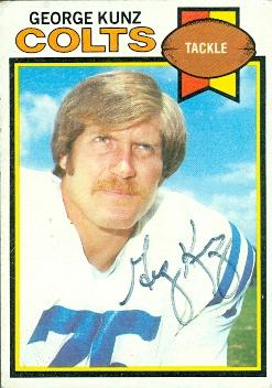 Picture of George Kunz autographed Football Card (Baltimore Colts) 1979 Topps No.458