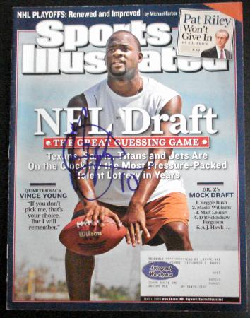 Picture of Vince Young autographed Sports Illustrated Magazine (Texas)