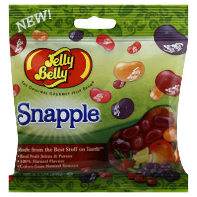 Picture of Jelly Belly Jelly Beans- Snapple Mix (3.1Oz Bag) (Pack Of 12)