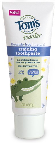 Picture of Tom&apos;s Of Maine Toddler&apos;s Flouride-Free Natural Toothpaste In Mild Fruit Gel 1.75 Ounce