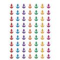 Anchors Mini Stickers Anchors Mini Stickers