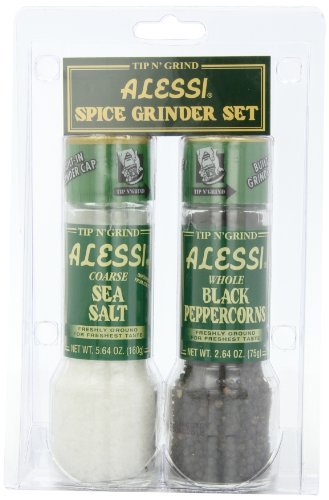 Picture of Alessi Grinder Sea Salt Black Prcrn Set 2 Pk (Pack Of 6)