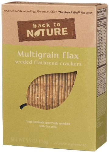 Picture of Back To Nature Multigrain Flax Seeded Flatbread Cracke Roasted - (Pack of 6)