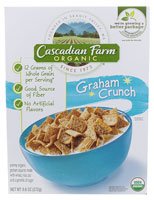 Picture of Cascadian Farm Organic Graham Crunch Cereal 9.6 Ounce (Pack of 10)