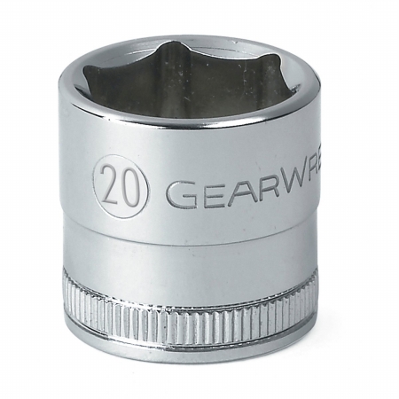 3/8" Drive 6 Point Standard Metric Socket 20mm