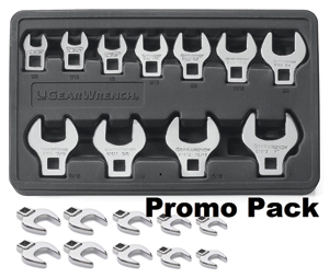 Picture of Gearwrench 11 Piece SAE Crowfoot Wrench 81908  81909
