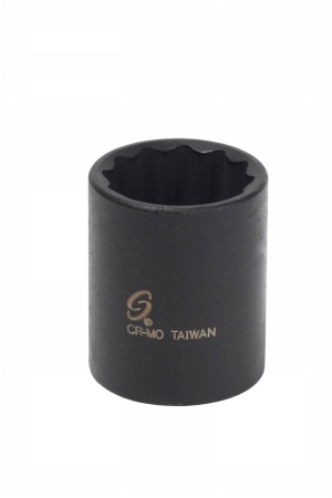Sunex Tools 3/8-Inch Drive 13mm 12-Point Metric Impact Socket (313MZ)