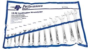 14 Piece Metric Combo Wrench W1114M
