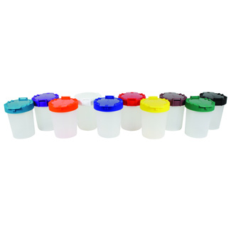 Picture of 10Ct No Spill Paint Cup Assortment In Bag