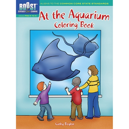 Picture of Boost At The Aquarium Coloring Book Gr Pk-K