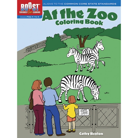 Picture of Boost At The Zoo Coloring Book Gr Pk-K