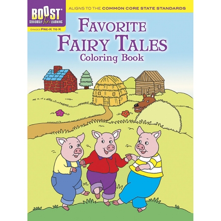 Picture of Boost Favorite Fairy Tales Coloring Book Gr Pk-K