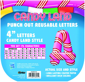 Picture of Candy Land Pepper Stripes Deco Letters