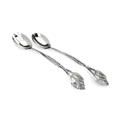 Classic Touch d�cor SCS260 Stainless Steel Salad Servers with Stones Classic Touch d�cor SCS260 Stainless Steel Salad Servers with Stones
