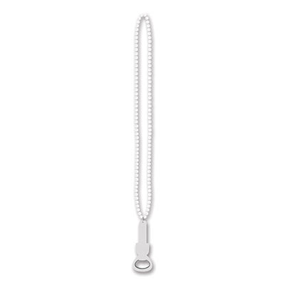 Picture of Beistle 54651-W Beads With Bottle Opener- White - Pack Of 12