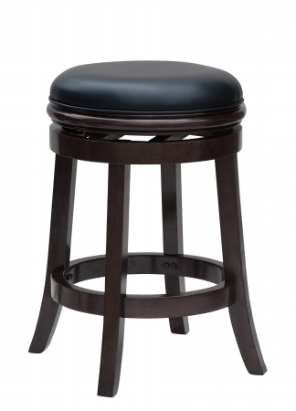 44824 24 in. Backless Counter Stool - Cappuccino