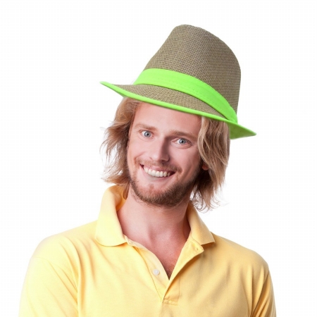 677 Weaved Fedora Hat