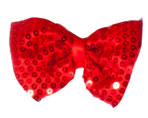 Picture of Dress Up America 690 Red Sequined Bow Tie