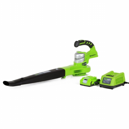 Picture of Greenworks G-Max Cordless 24 Volt Two Speed Blower 130 MPH  130 CFM