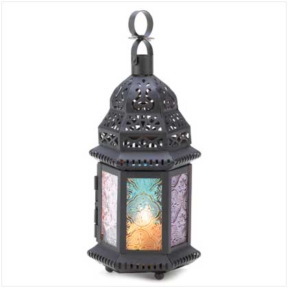 Picture of Home Locomotion 10014119 Magic Rainbow Candle Lantern