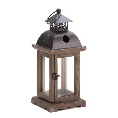 Picture of Home Locomotion  Rustic Wood Lantern