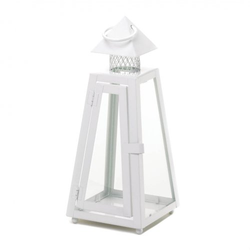 Picture of Home Locomotion  White Coastal Lantern Small