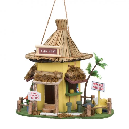Picture of Home Locomotion  Tiki Wood Birdhouse