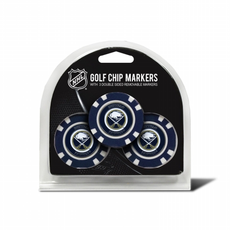 Picture of TEAM GOLF 13288 Buffalo Sabres Golf Chip - Pack of 3