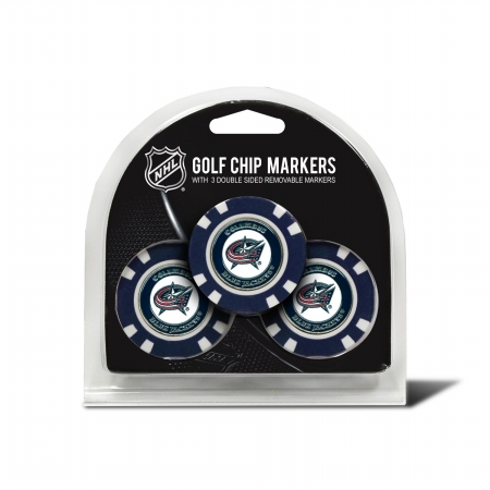 Picture of TEAM GOLF 13788 Columbus Blue Jackets Golf Chip - Pack of 3