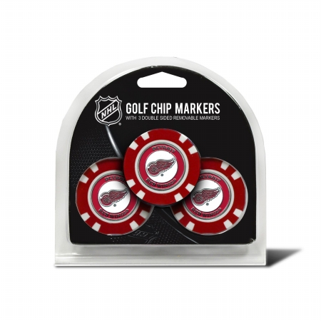 Picture of TEAM GOLF 13988 Detroit Red Wings Golf Chip - Pack of 3