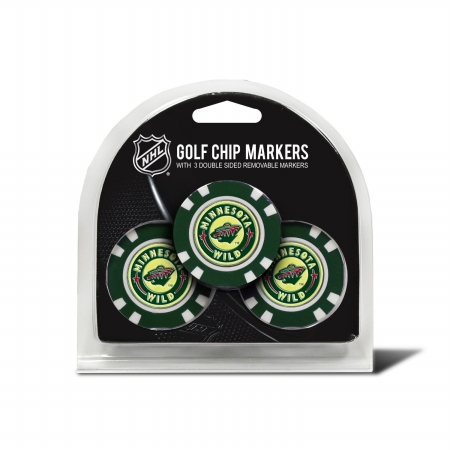 Picture of TEAM GOLF 14388 Minnesota Wild Golf Chip - Pack of 3