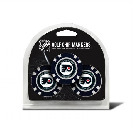 Picture of TEAM GOLF 15088 Philadelphia Flyers Golf Chip - Pack of 3