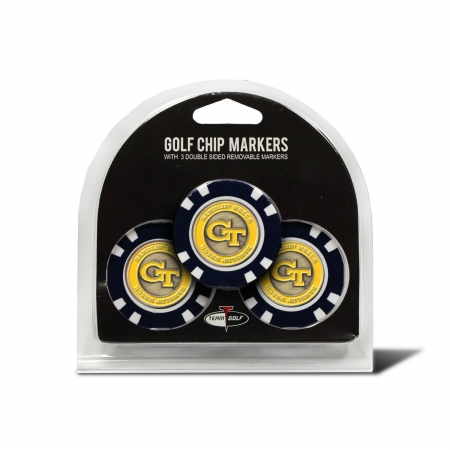 21288 Georgia Tech University Golf Chip - Pack of 3