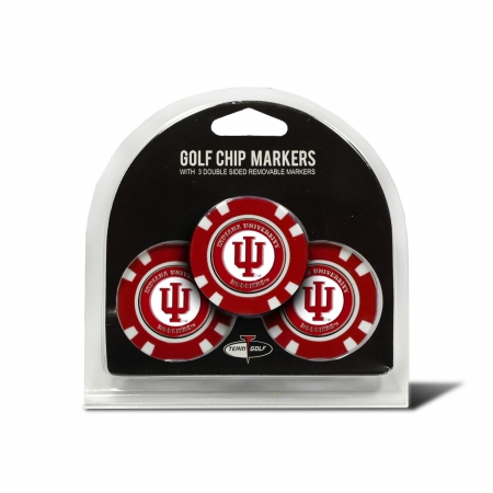 21488 Indiana University Golf Chip - Pack of 3