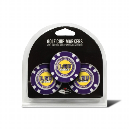 22088 Louisiana State University Golf Chip - Pack of 3