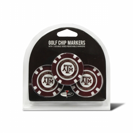 Texas A And M Golf Chip - Pack of 3