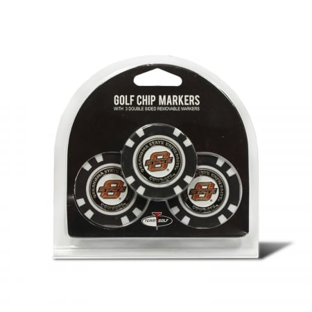 24588 Oklahoma State University Golf Chip - Pack of 3
