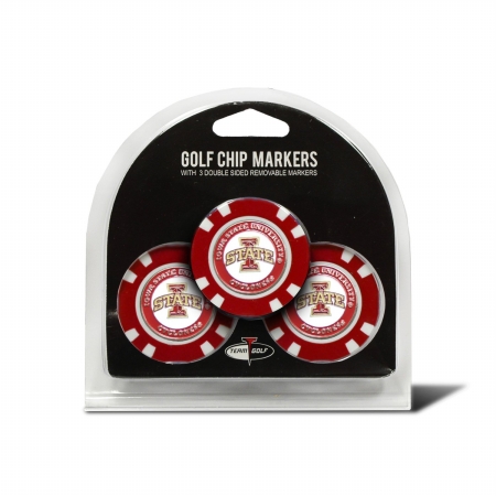 25988 Iowa State University Golf Chip - Pack of 3