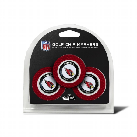 Picture of TEAM GOLF 30088 Arizona Cardinals Golf Chip - Pack of 3