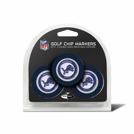 30988 Detroit Lions Golf Chip - Pack of 3