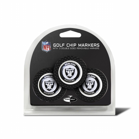 32188 Oakland Raiders Golf Chip - Pack of 3