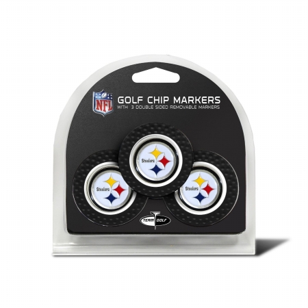 Pittsburgh Steelers Golf Chip - Pack of 3