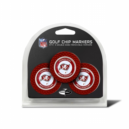 Tampa Bay Bucs Golf Chip - Pack of 3