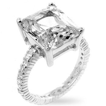 Picture of Cubic Zirconia Engagement Ring